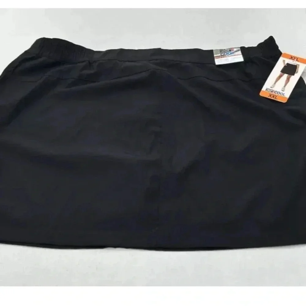 32 Degrees Cool Women's Tech Skort, Black Size Small